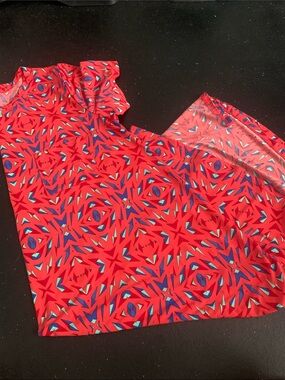 LuLaRoe Carly high low t shirt dress- large